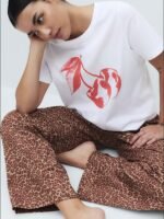 Short sleeves long leg pajamas